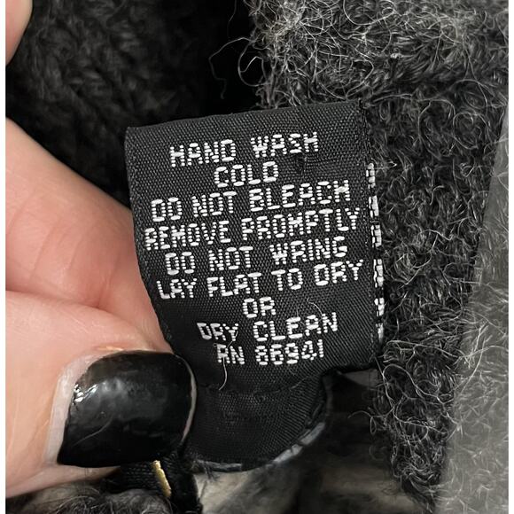 VTG Hand Knit Metropolitan Chunky Sweater Tunic Wool Blend Scottish Terrier Md - Picture 9 of 9